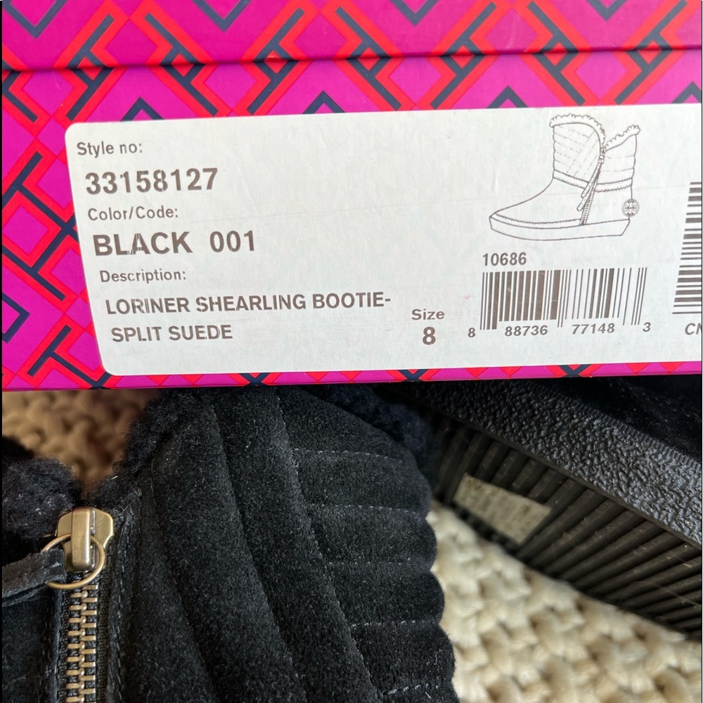 Tory Burch Bootie. Worn Only Once. Size 8 - image 2